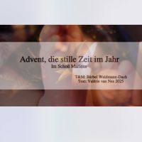 Noten - Advent, im Schoß Mariens